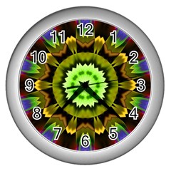  Smoke Art (23) Wall Clock (silver) by smokeart