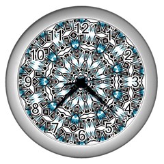  Smoke Art (24) Wall Clock (silver) by smokeart