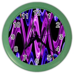 Mobile (9) Wall Clock (color)