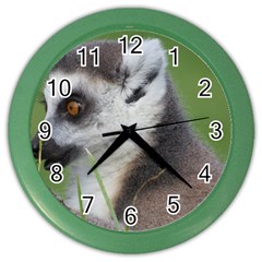 Ring Tailed Lemur  2 Wall Clock (color) by smokeart