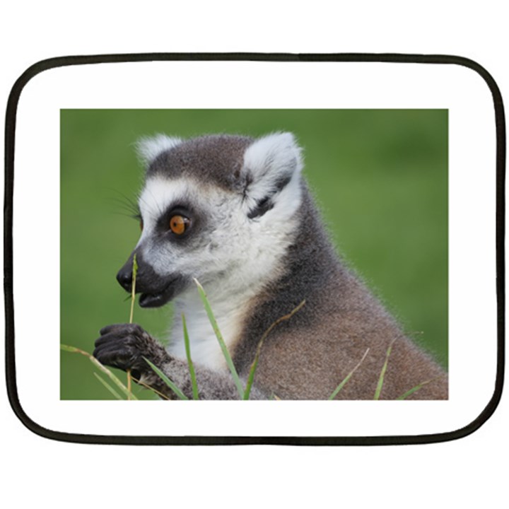 Ring Tailed Lemur  2 Mini Fleece Blanket (Two-sided)