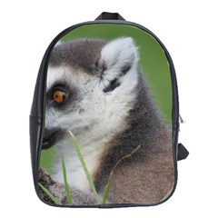 Ring Tailed Lemur  2 School Bag (large) by smokeart