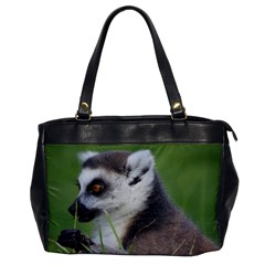 Ring Tailed Lemur  2 Oversize Office Handbag (one Side)