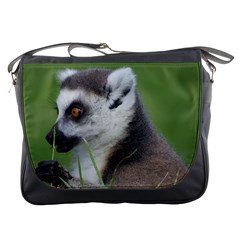 Ring Tailed Lemur  2 Messenger Bag by smokeart