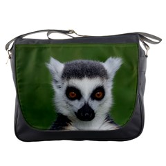 Ring Tailed Lemur Messenger Bag by smokeart