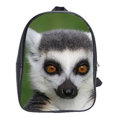 Ring Tailed Lemur School Bag (xl) by smokeart