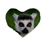 Ring Tailed Lemur 16  Premium Heart Shape Cushion  Back