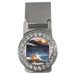 Stormy Twilight Ii [framed]  Money Clip (cz) by mysticalimages