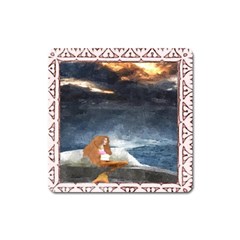 Stormy Twilight Ii [framed]  Magnet (square)