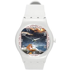 Stormy Twilight Ii [framed]  Plastic Sport Watch (medium) by mysticalimages