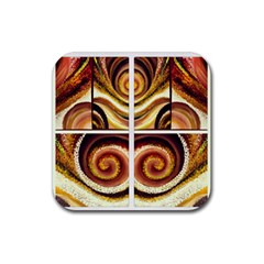 Funky Drink Coaster (square) by blewART