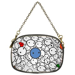 Smiley Chain Purse (two Side)