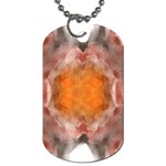 Seamless Background Fractal Dog Tag (Two Sided)  Front