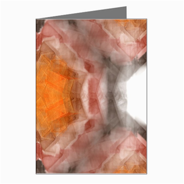 Seamless Background Fractal Greeting Card