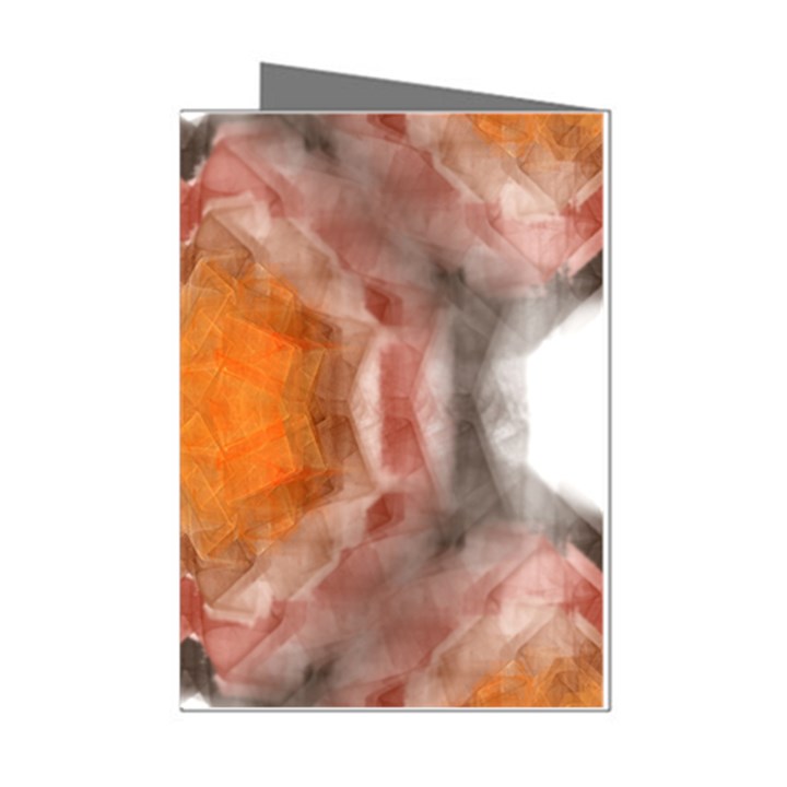 Seamless Background Fractal Mini Greeting Card (8 Pack)