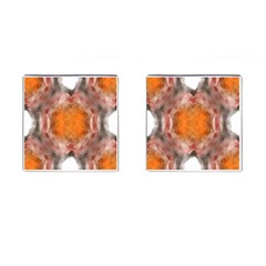 Seamless Background Fractal Cufflinks (square)