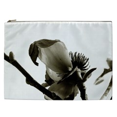 Magnolia Cosmetic Bag (xxl) by carenvcreative