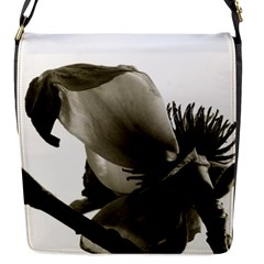 Magnolia Flap Closure Messenger Bag (small) by carenvcreative