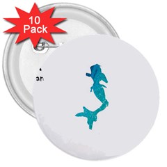 Ocean 3  Button (10 Pack)