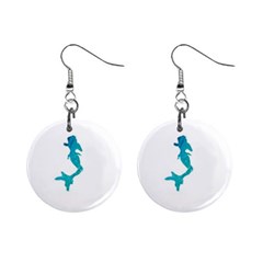 Ocean Mini Button Earrings