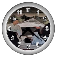 Aikido Karate Wall Clock (silver) by designsbyvee