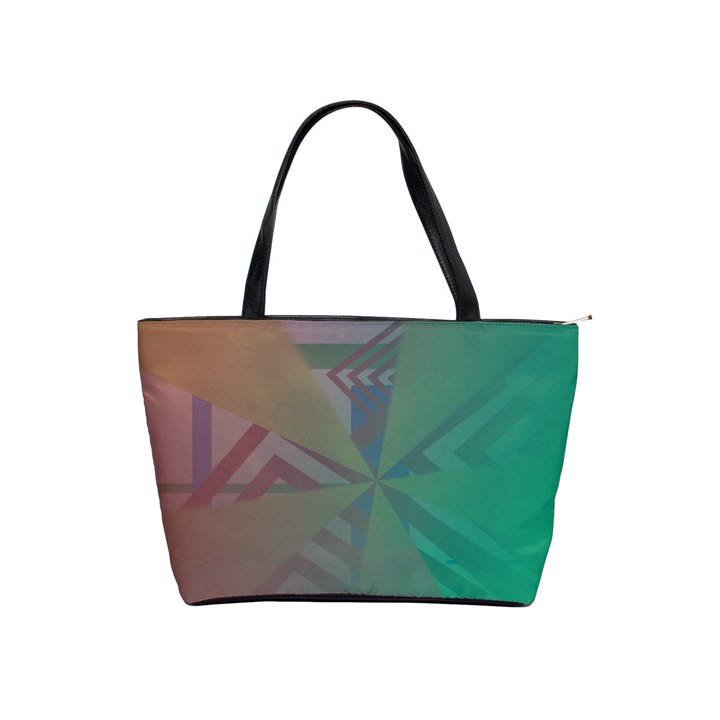 Abstract Large Shoulder Bag