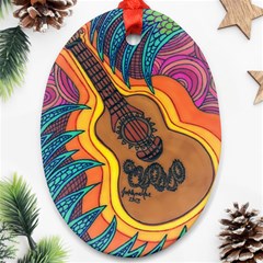 Xoxo Oval Ornament (two Sides)