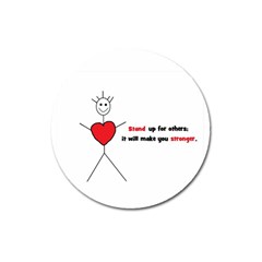 Antibully Lk Magnet 3  (round) by createdbylk