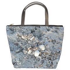 Sea Shells On The Shore Bucket Bag by createdbylk