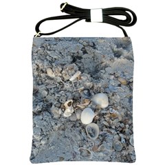 Sea Shells On The Shore Shoulder Sling Bag by createdbylk