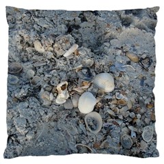 Sea Shells On The Shore Large Cushion Case (one Side) by createdbylk