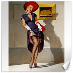 Retro Pin-up Girl Canvas 20  X 20  (unframed) by PinUpGallery