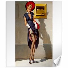 Retro Pin-up Girl Canvas 20  X 24  (unframed) by PinUpGallery