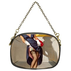 Retro Pin-up Girl Chain Purse (one Side) by PinUpGallery