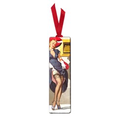 Retro Pin-up Girl Small Bookmark