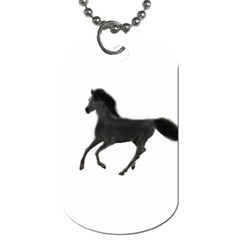 Running Horse Dog Tag (two Sided)  by mysticalimages