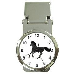 Running Horse Money Clip With Watch by mysticalimages