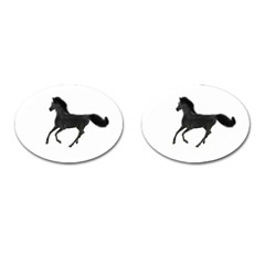 Running Horse Cufflinks (oval) by mysticalimages