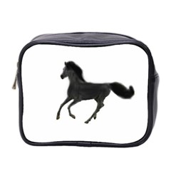 Running Horse Mini Travel Toiletry Bag (two Sides) by mysticalimages