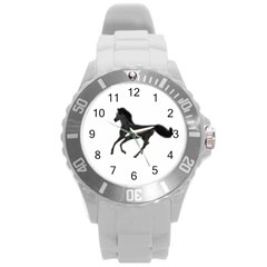 Running Horse Plastic Sport Watch (large) by mysticalimages