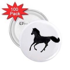 Running Horse 2 25  Button (100 Pack)