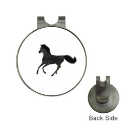 Running Horse Hat Clip With Golf Ball Marker by mysticalimages