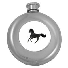 Running Horse Hip Flask (round)