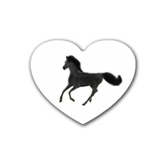 Running Horse Drink Coasters 4 Pack (heart)  by mysticalimages