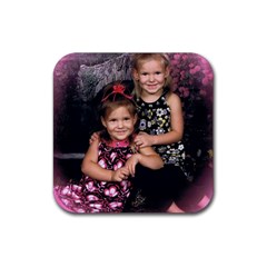 Candence And Abbey   Copy Drink Coaster (square) by tammystotesandtreasures