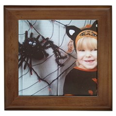 Spider Baby Framed Ceramic Tile