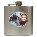 Spider Baby Hip Flask Front