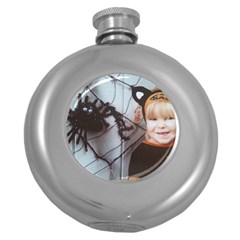 Spider Baby Hip Flask (round) by tammystotesandtreasures