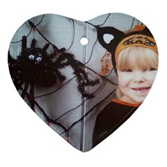 Spider Baby Heart Ornament (two Sides)