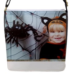 Spider Baby Flap Closure Messenger Bag (small) by tammystotesandtreasures